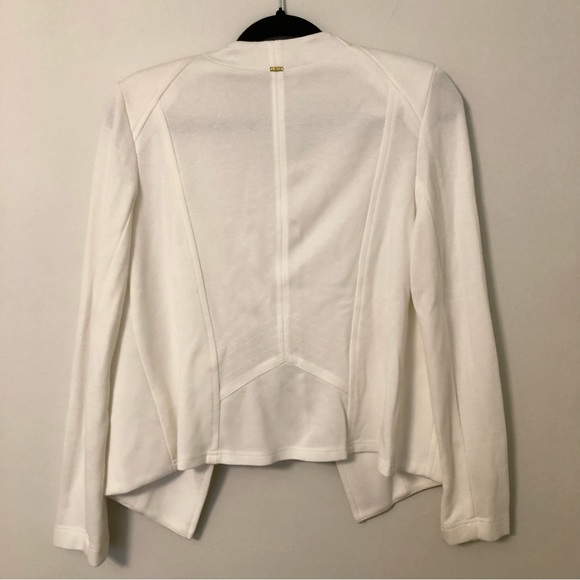 Vex Collection White Open Front Sweater Jacket - Picture 7 of 8